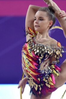 Dina Averina Authentic rhythmic gymnastics leotard