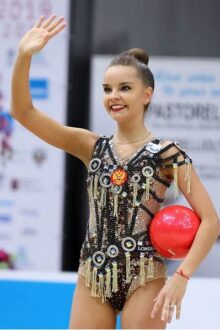 Dina Averina authentic rhythmic gymnastics leotard