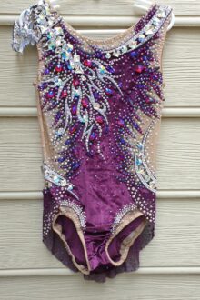 Velvet Plumb rhythmic gymnastics leotard