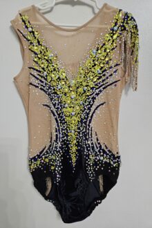 Velvet black/gold yellow
